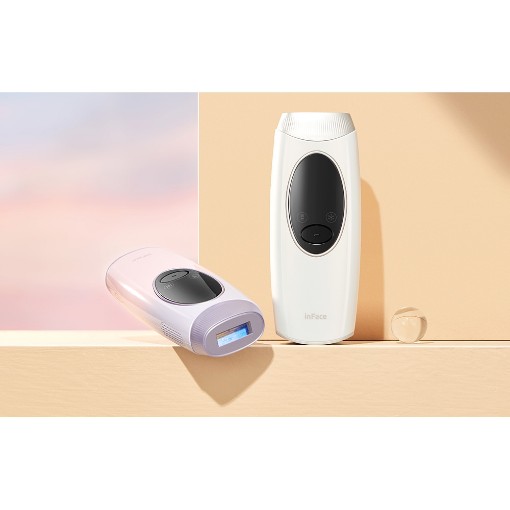 מסיר שיער InFace ZH-18E IPL עם טכנולוגיית קירור (ורוד) 