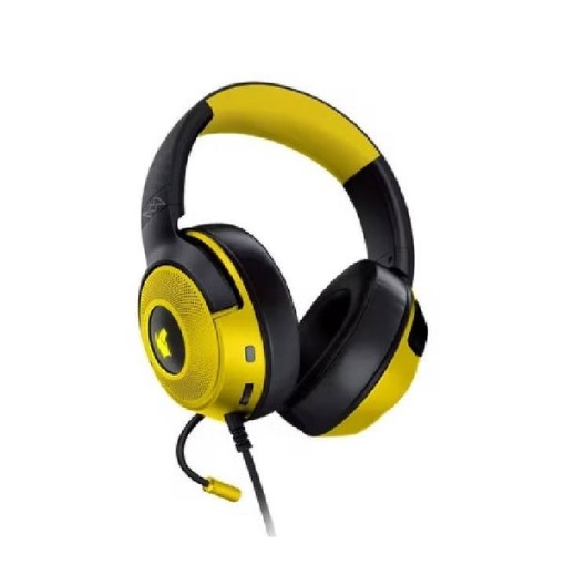 אוזניות גיימינג Razer Kraken V3 X גרסת פוקימון פיקאצ'ו – מהדורה מוגבלת