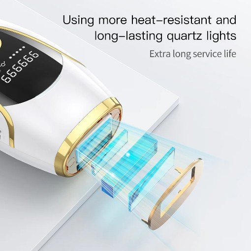 מכשיר להסרת שיער iBorria BR225 בצבע לבן