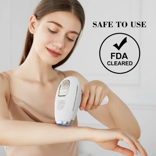 מכשיר להסרת שיער iBorria BR2022 בצבע לבן