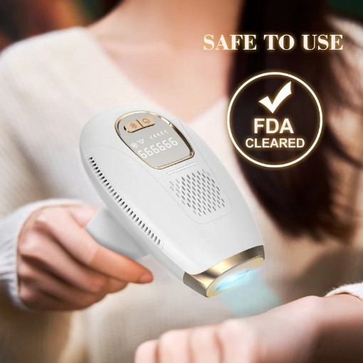 מכשיר להסרת שיער iBorria BR2022 בצבע לבן